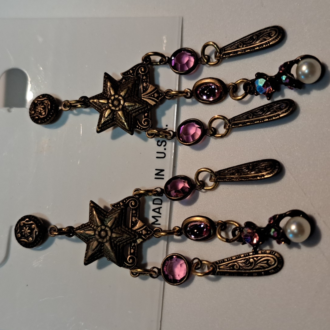 Vintage Banana Bob Earrings